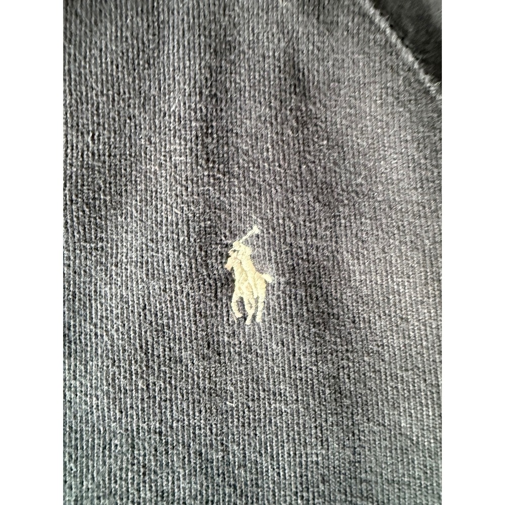 Polo Ralph Lauren Mens Full Zip Track Jacket Black & White Stripes - Picture 3 of 16